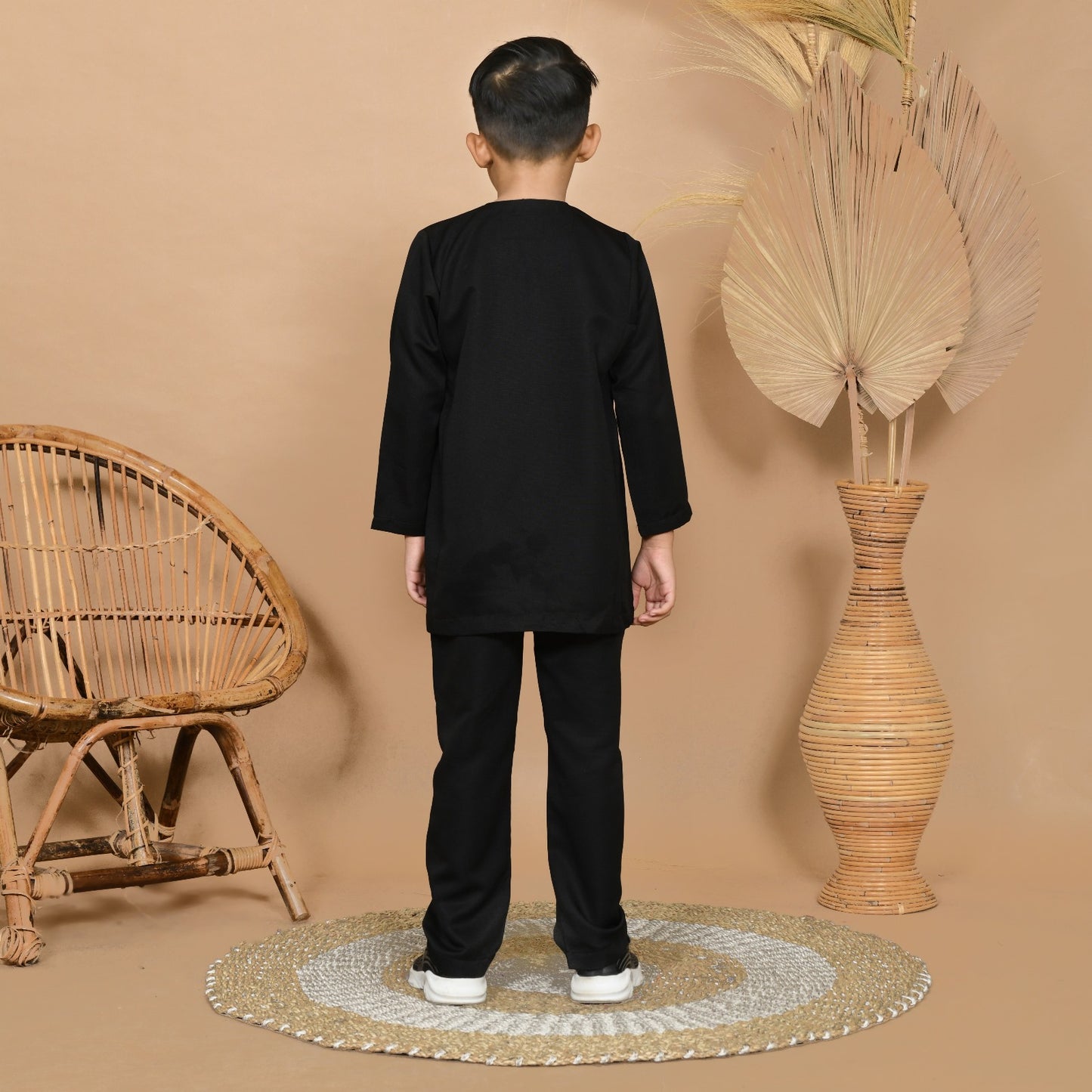 Wan Kurung Set Junior (Black)