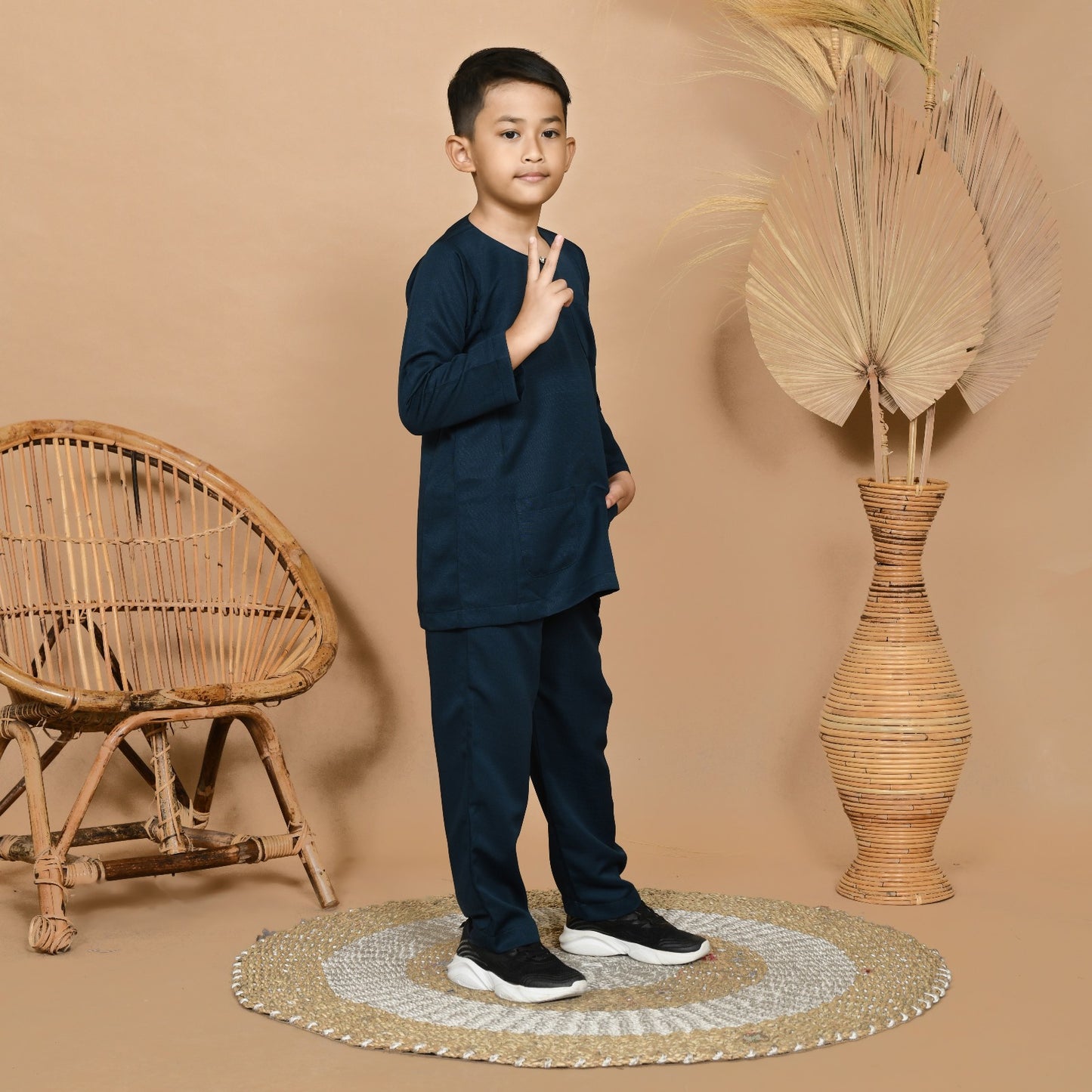 Wan Kurung Set Junior (Dark Green)
