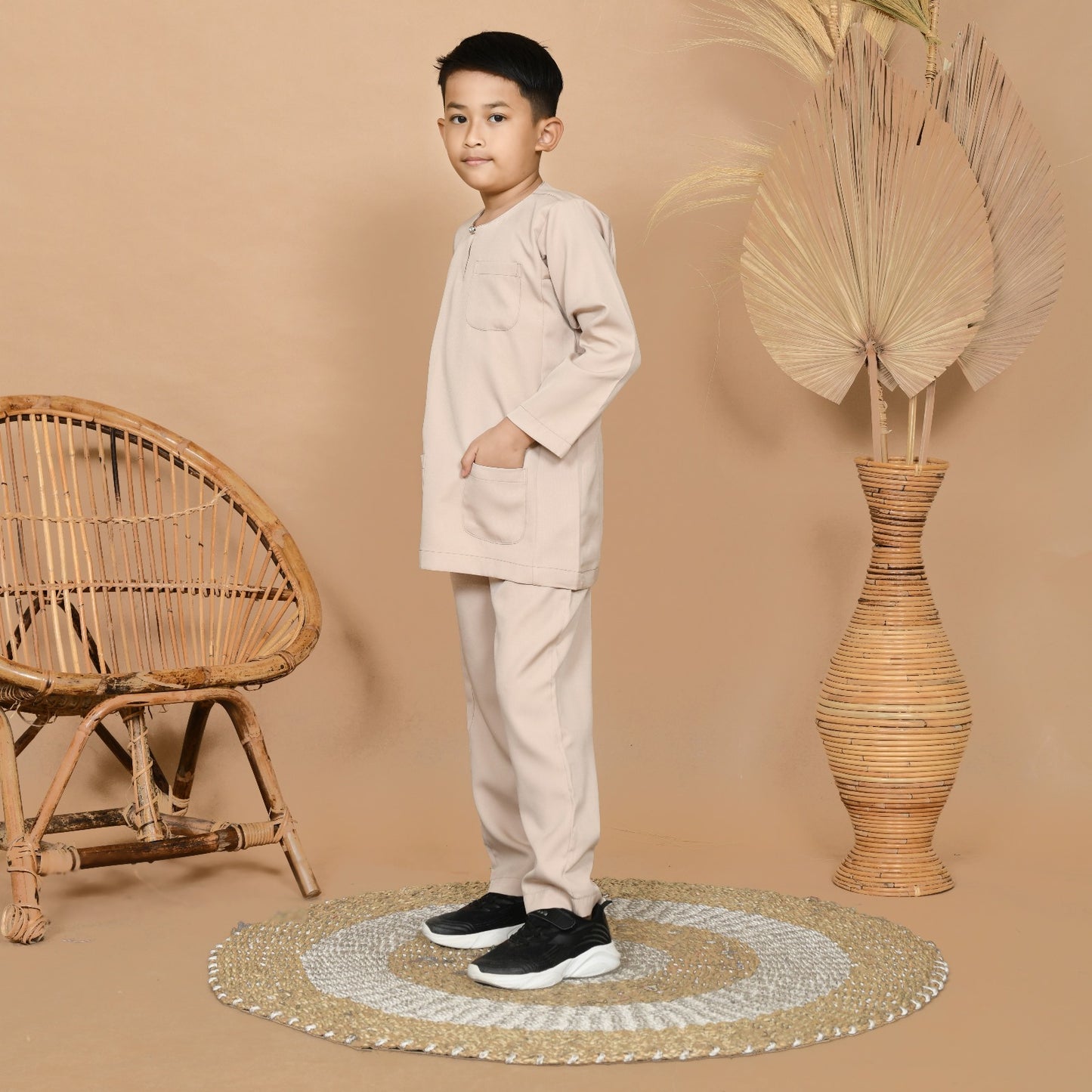 Wan Kurung Set Junior (Cream)