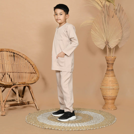 Wan Kurung Set Junior (Cream)