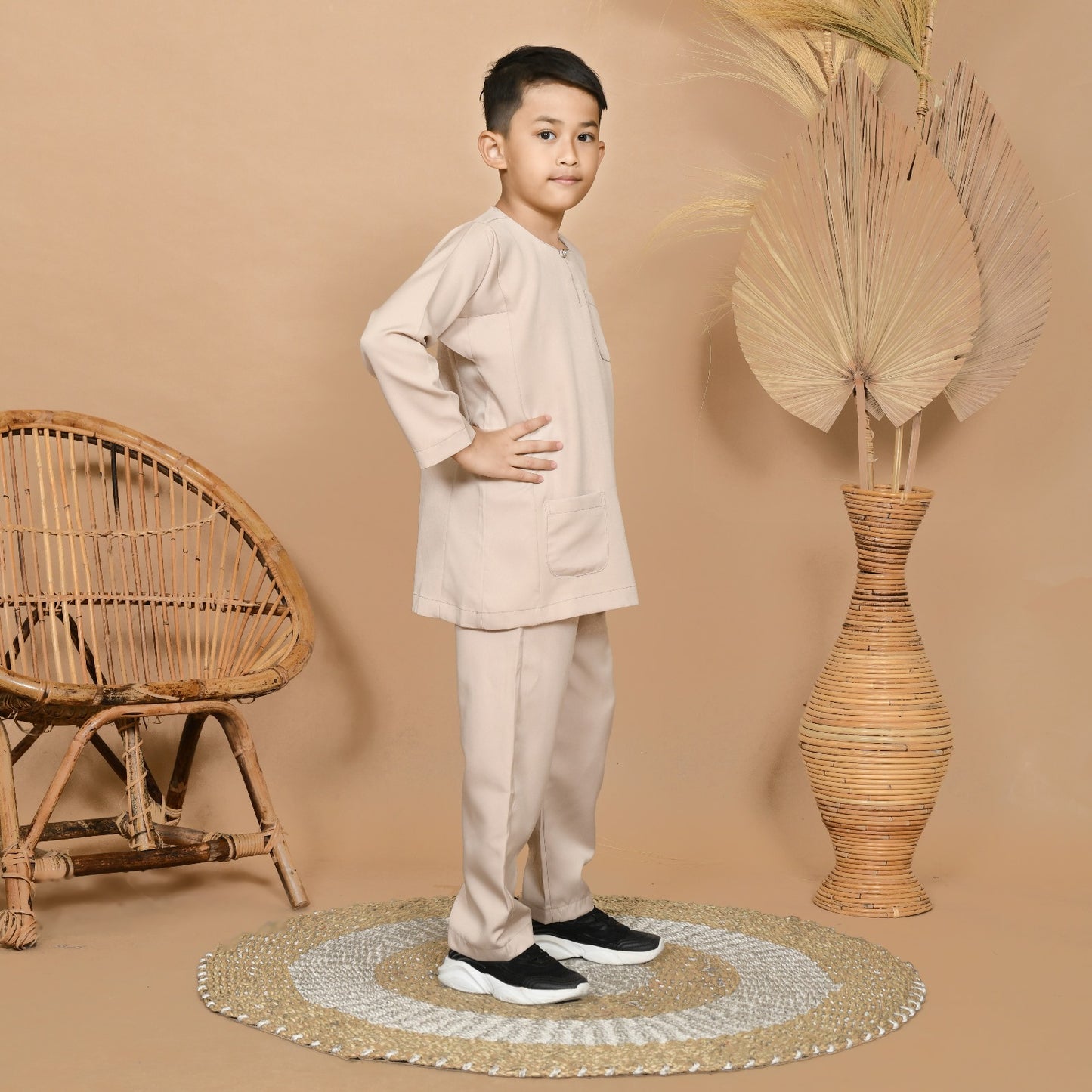 Wan Kurung Set Junior (Cream)