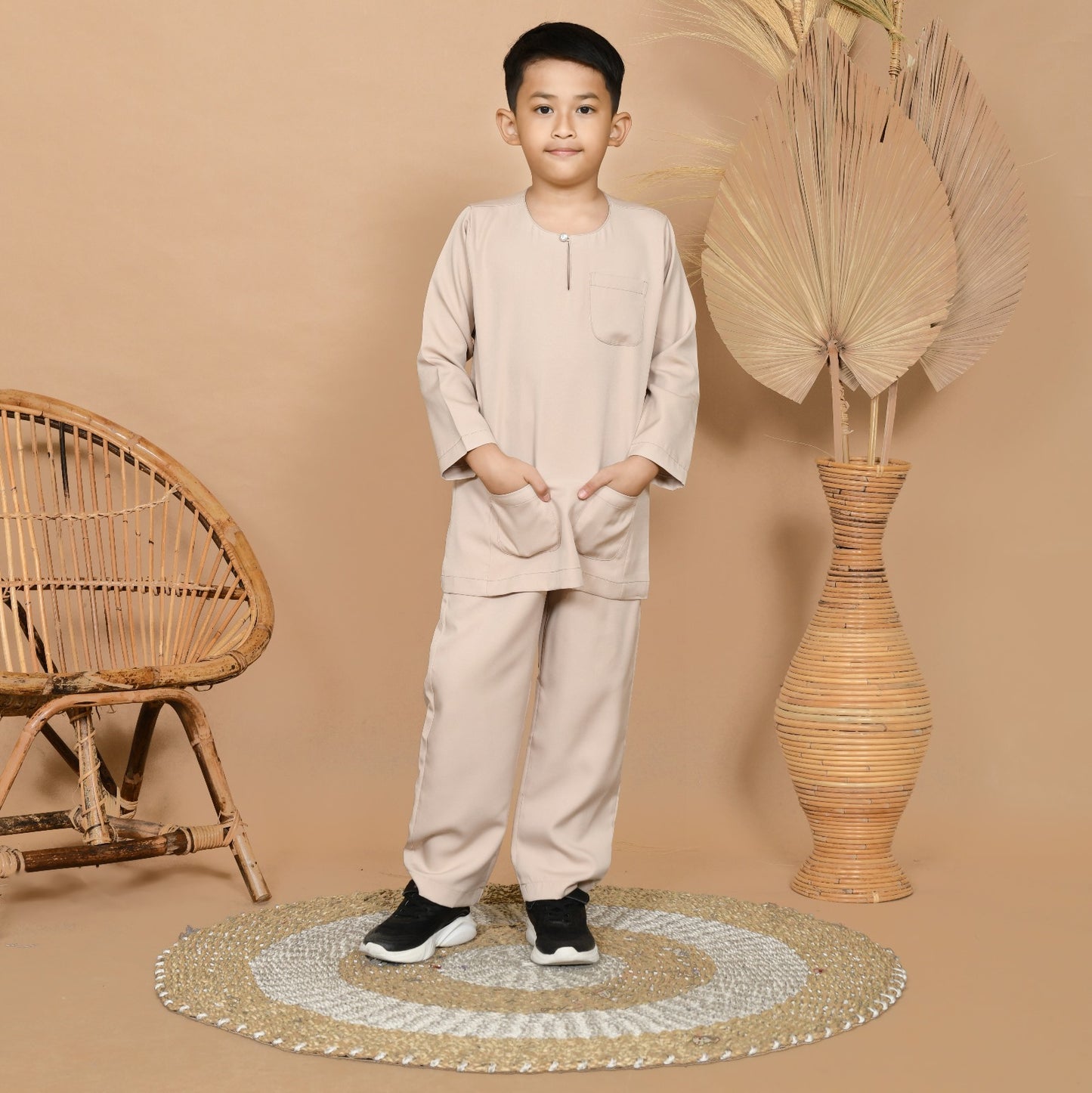Wan Kurung Set Junior (Cream)
