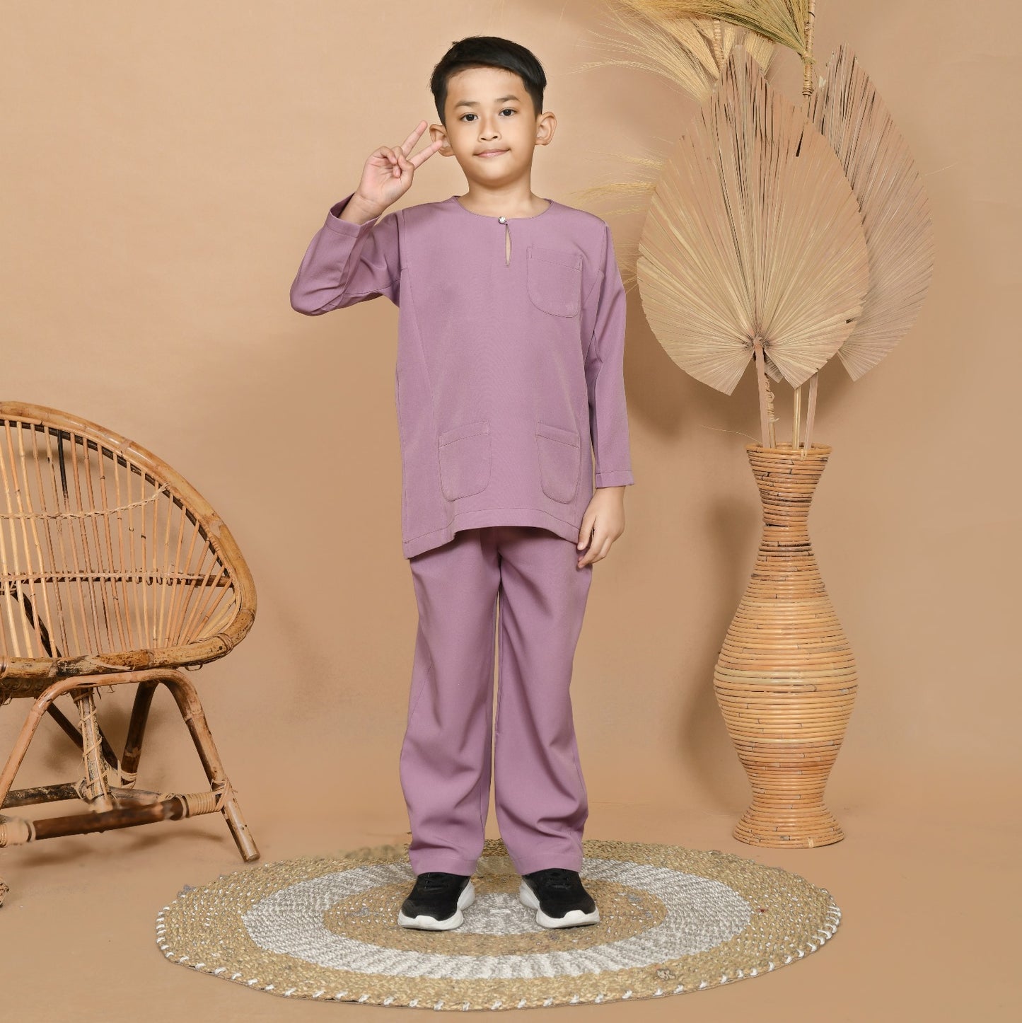 Wan Kurung Set Junior (Purple)