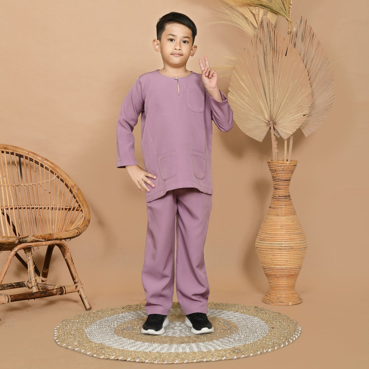 Wan Kurung Set Junior (Purple)
