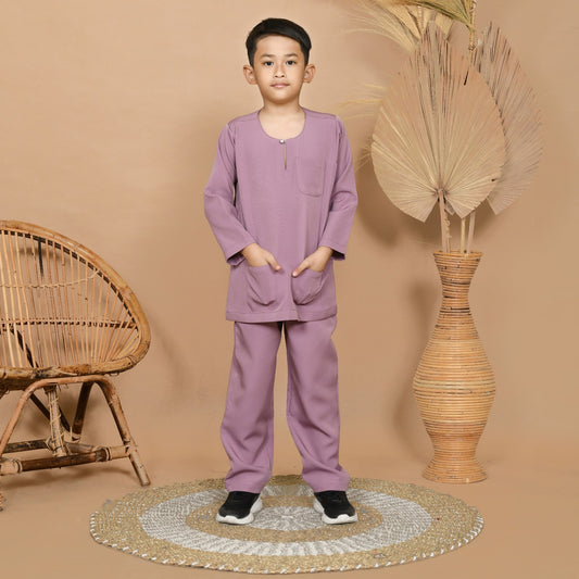 Wan Kurung Set Junior (Purple)