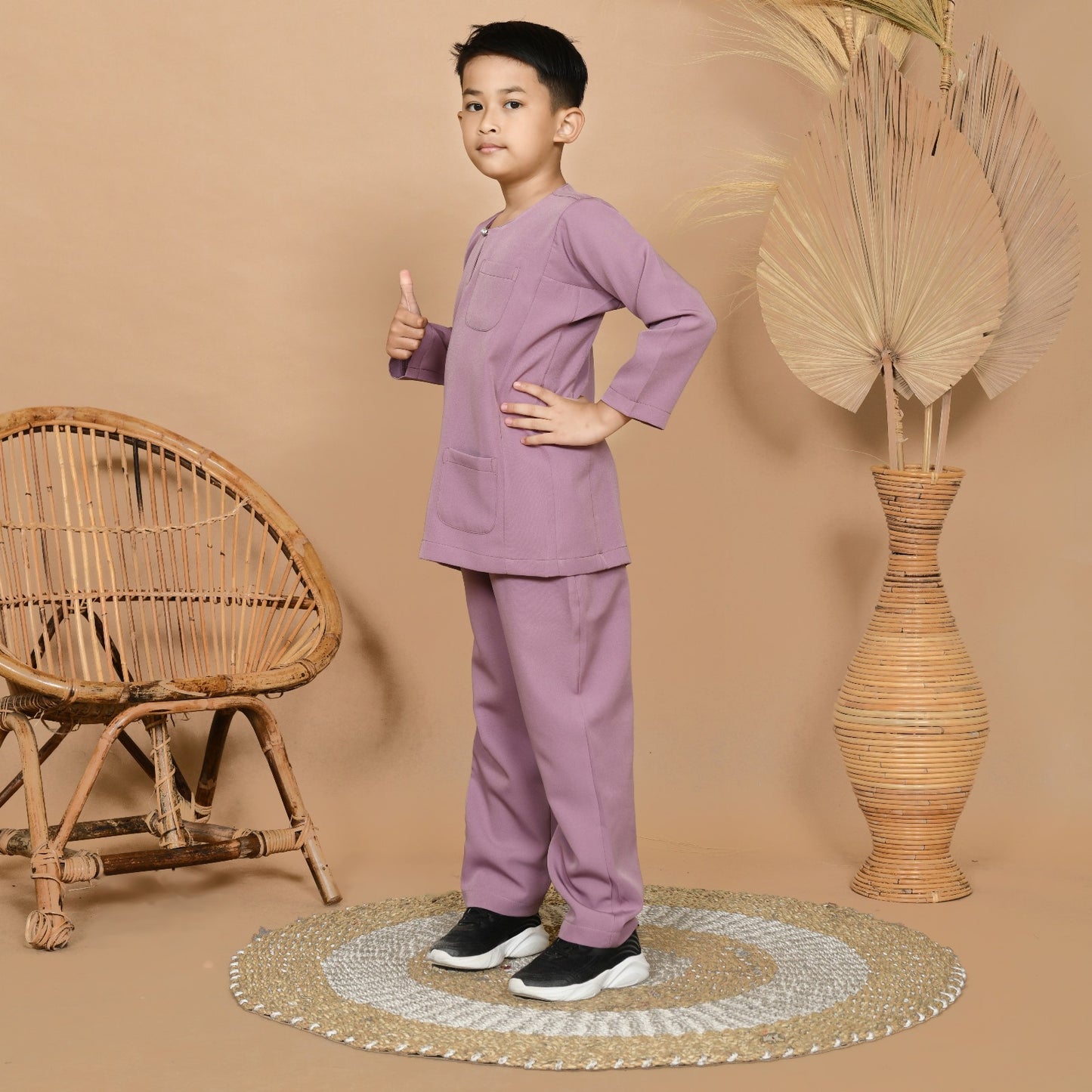 Wan Kurung Set Junior (Purple)