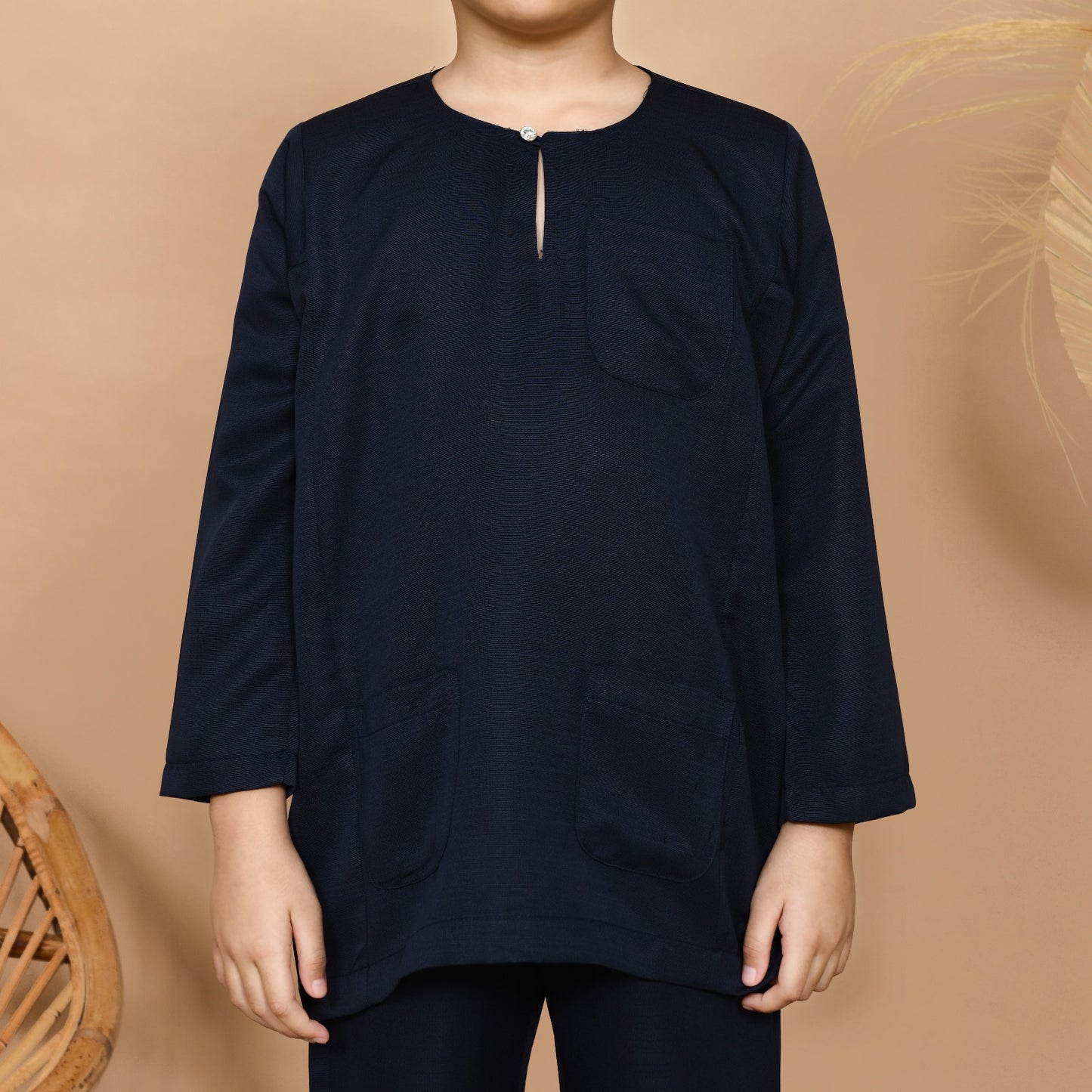 Wan Kurung Set Junior (Navy)