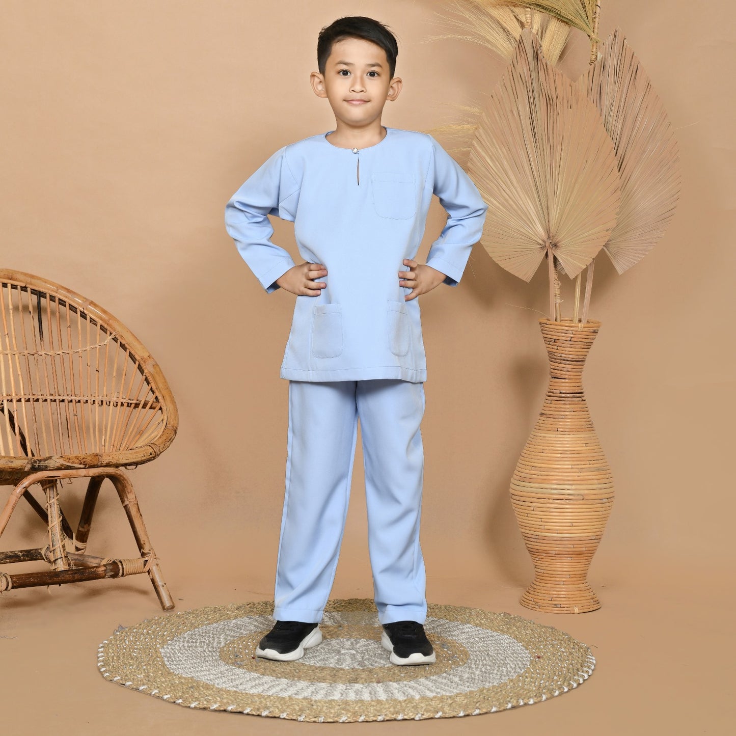 Wan Kurung Set Junior (Blue)