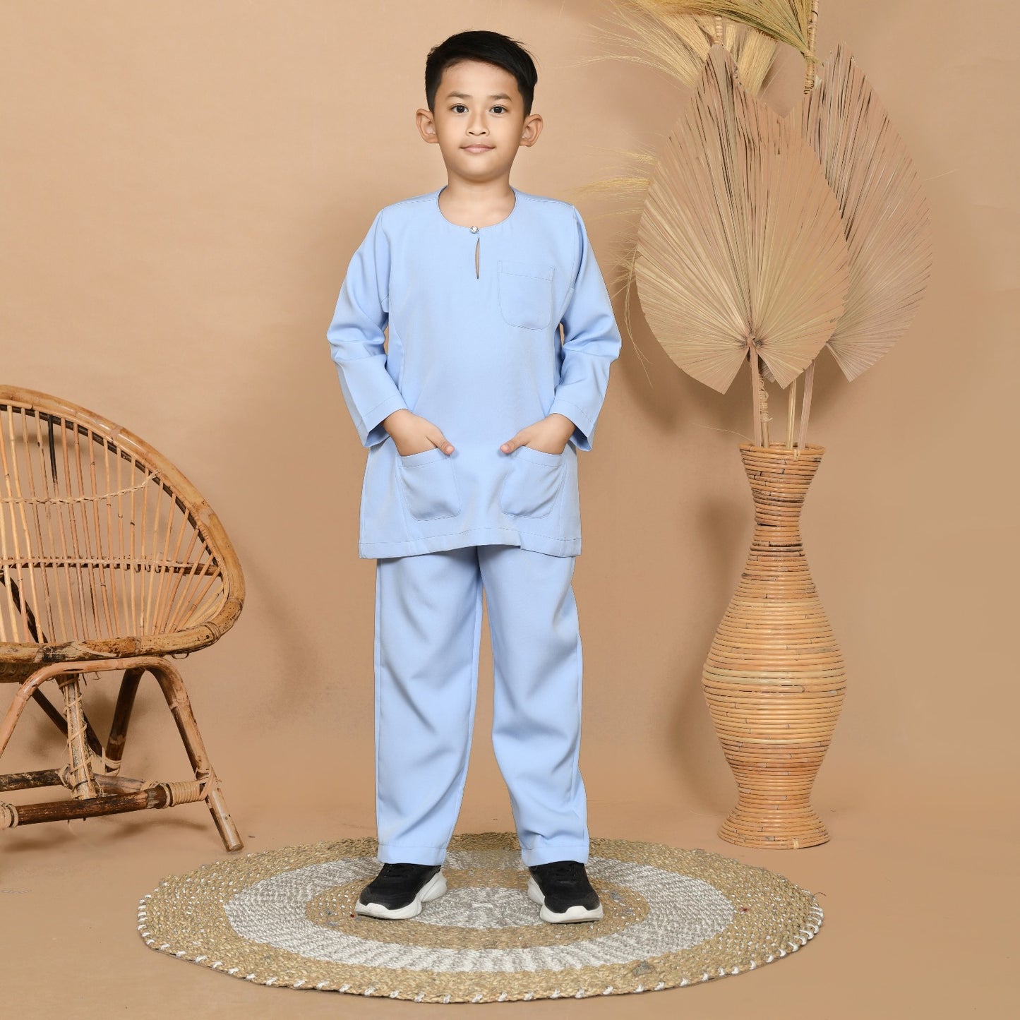 Wan Kurung Set Junior (Blue)