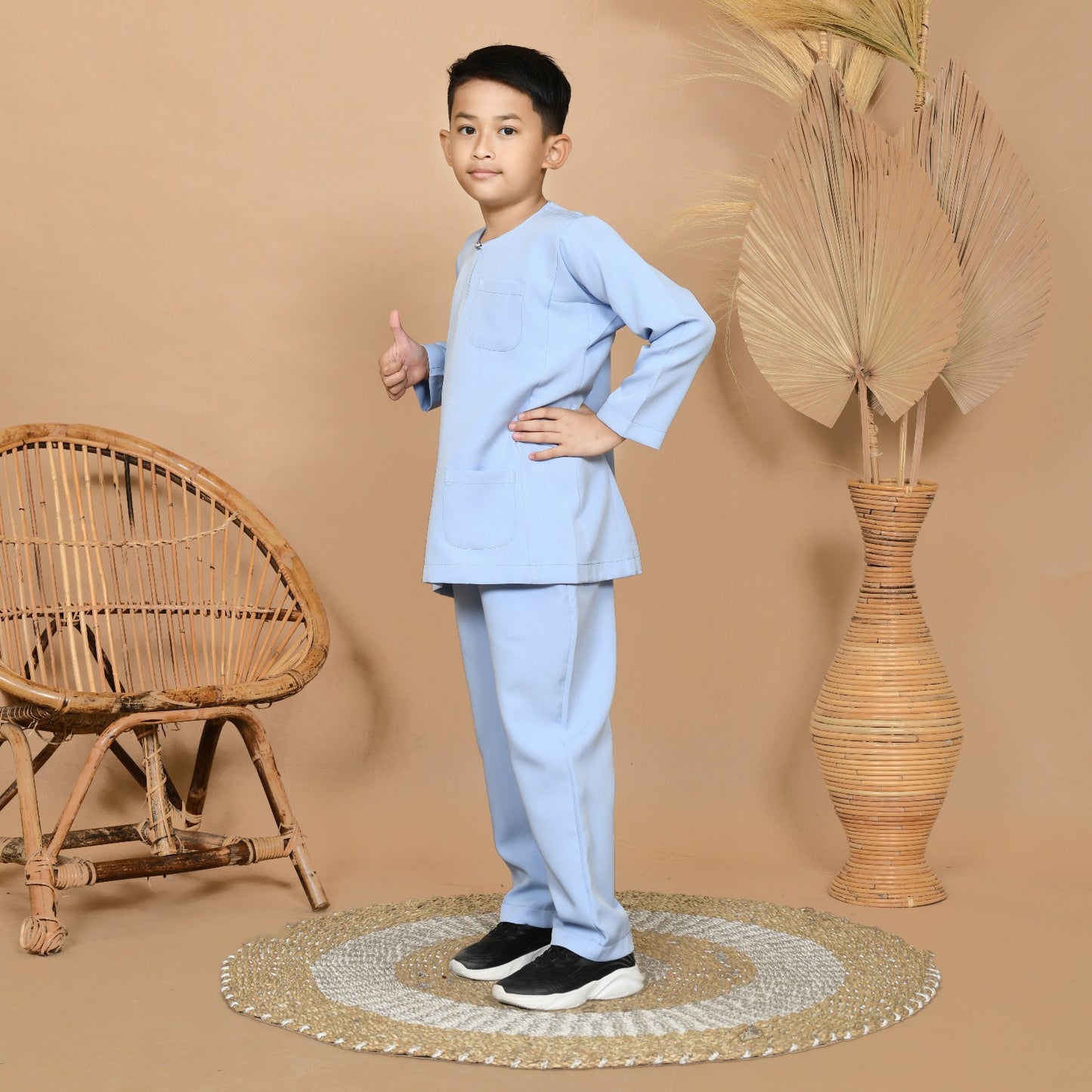 Wan Kurung Set Junior (Blue)