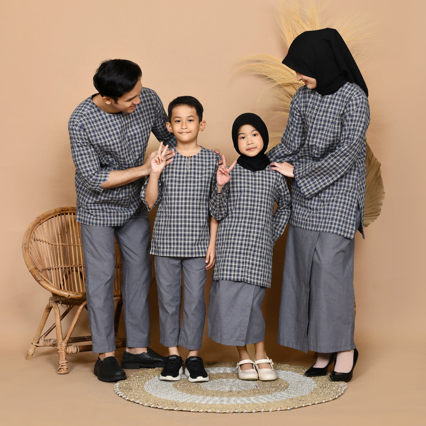 Kasih Baju Kurung Junior (Blue)
