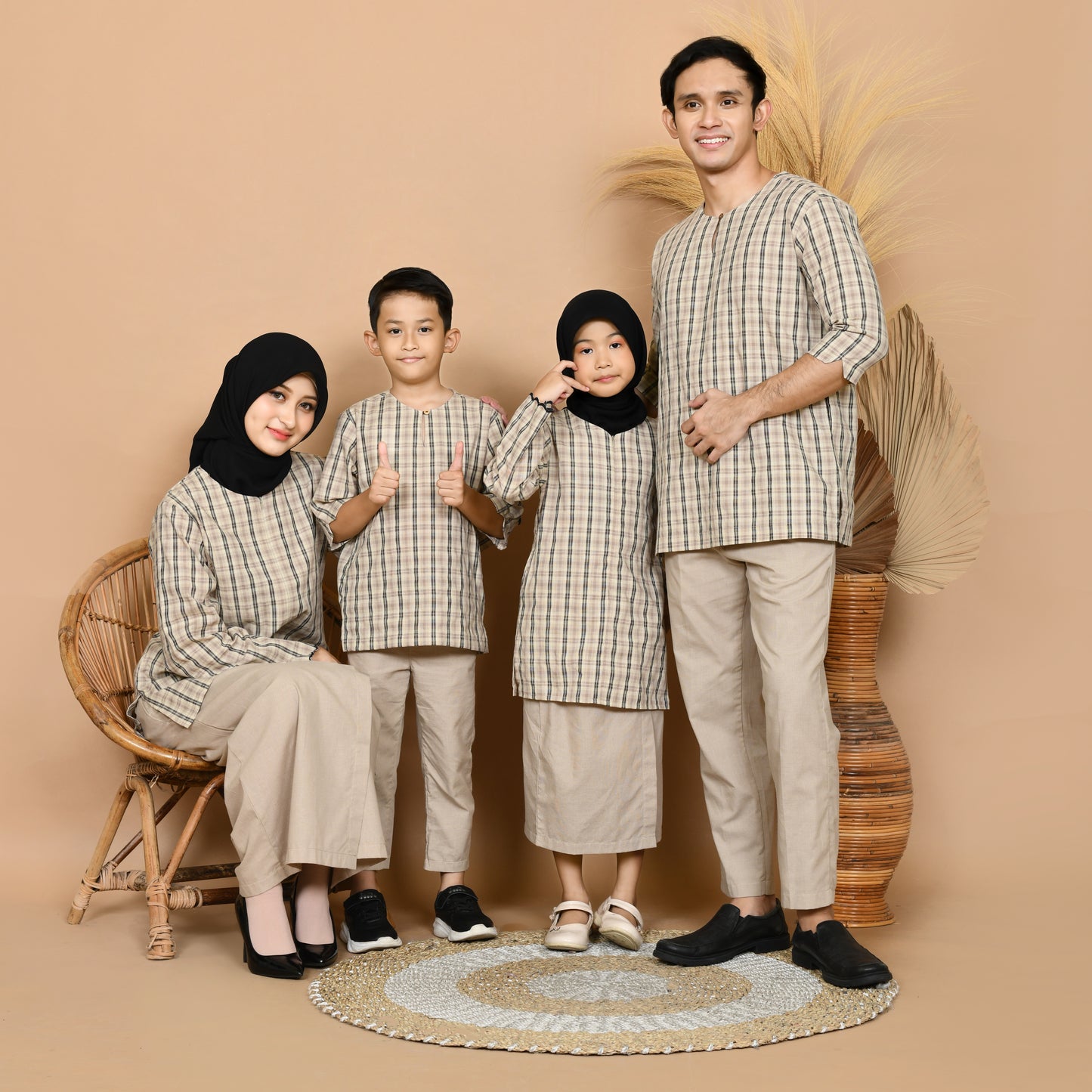 Kasih Baju Kurung Junior (Khaki)