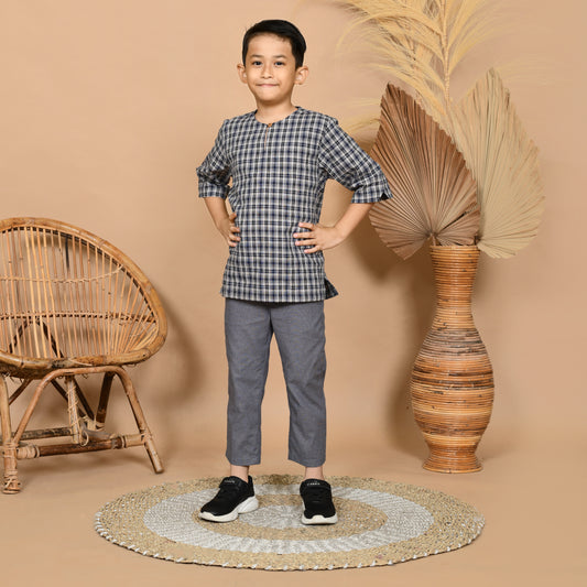 Budi Kurung Set Junior (Blue)