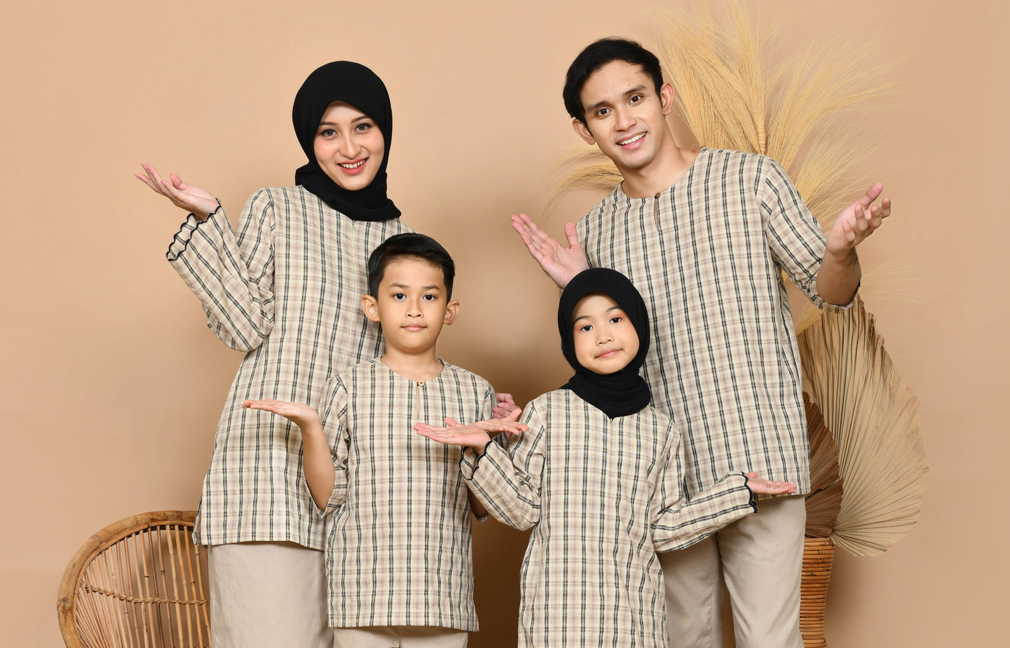 Budi Kurung Set (Khaki)