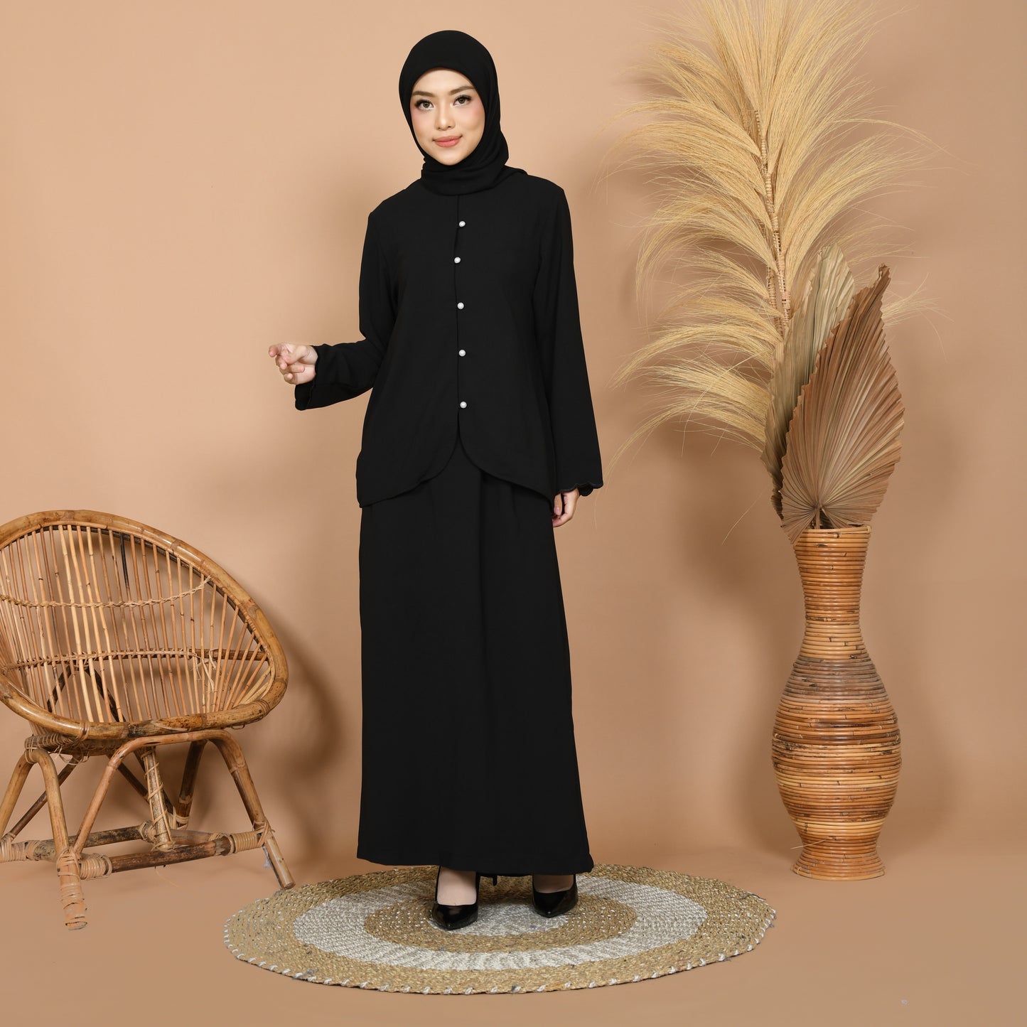 Dara Baju Kurung (Black)