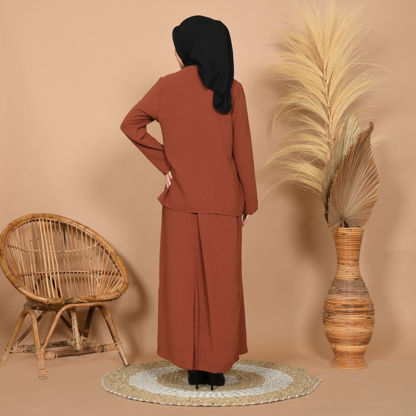 Dara Baju Kurung (Orange)