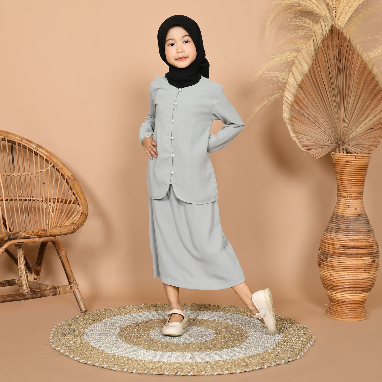 Dara Baju Kurung Junior (Sage)