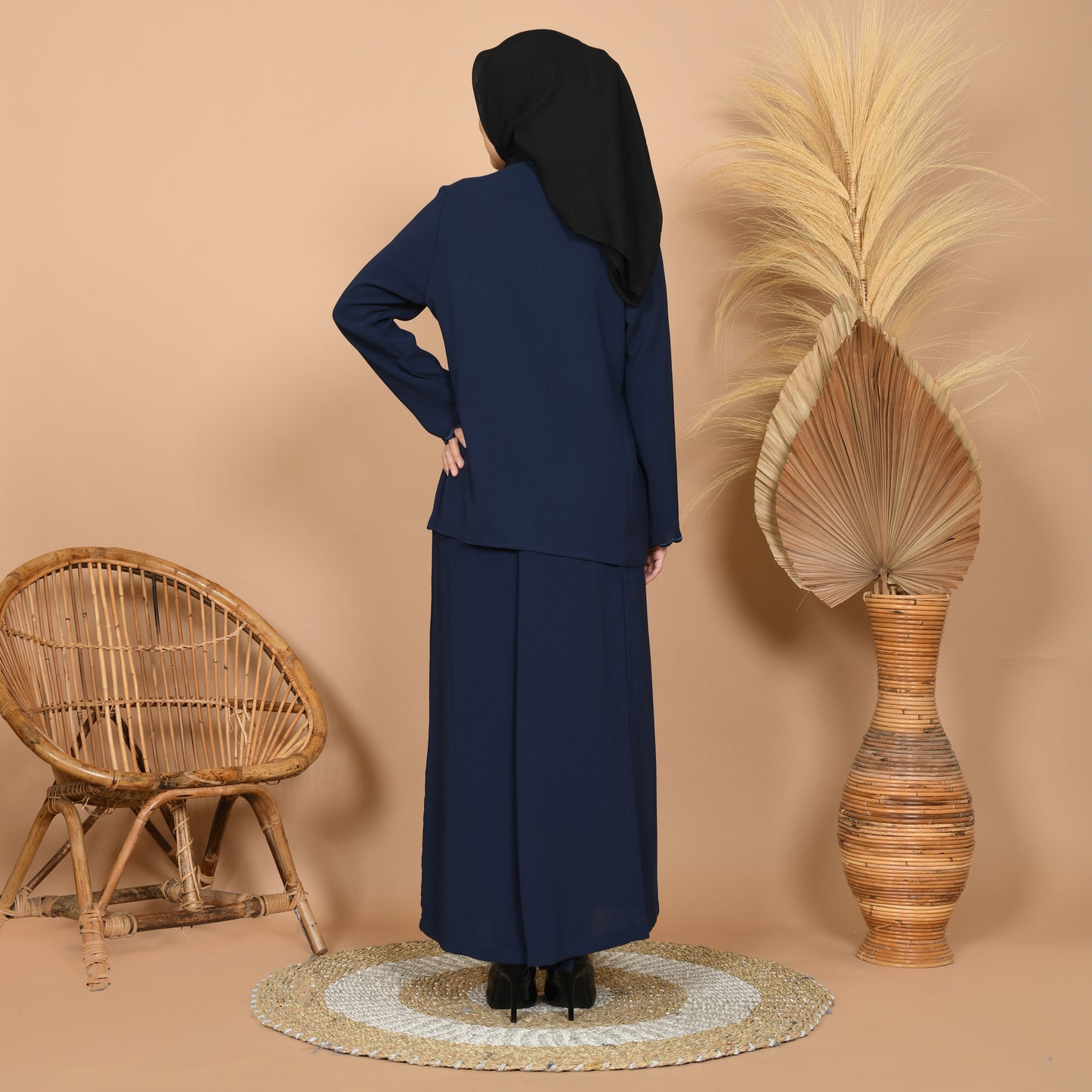 Dara Baju Kurung (Navy)