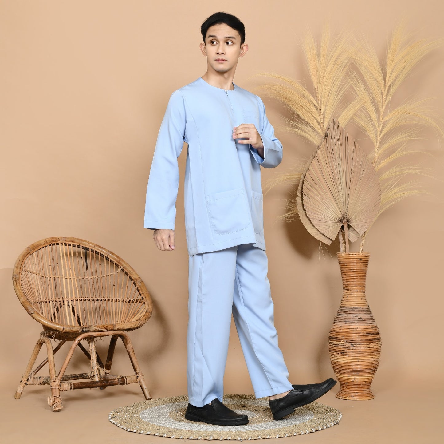 Wan Kurung Set (Blue)