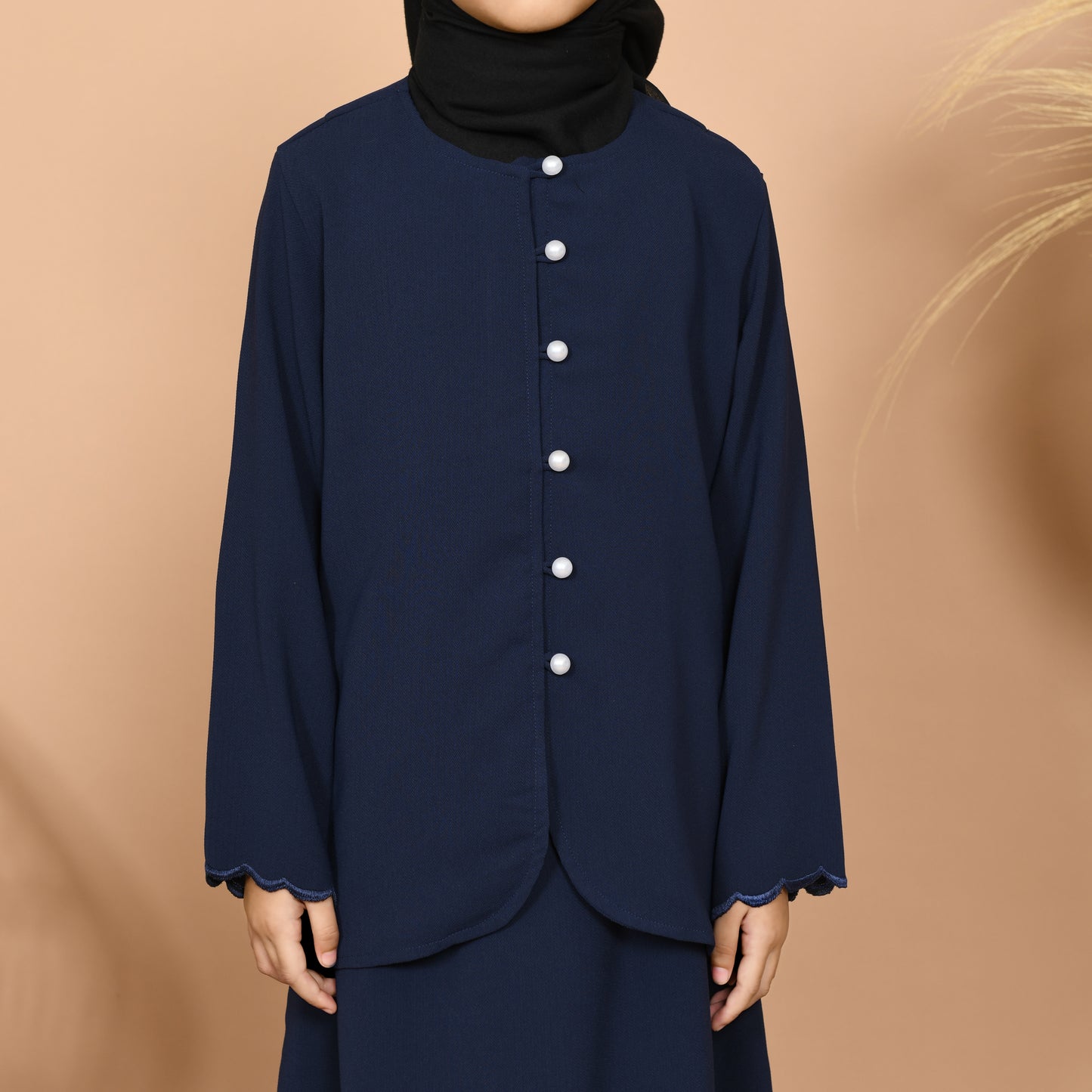 Dara Baju Kurung Junior (Navy)