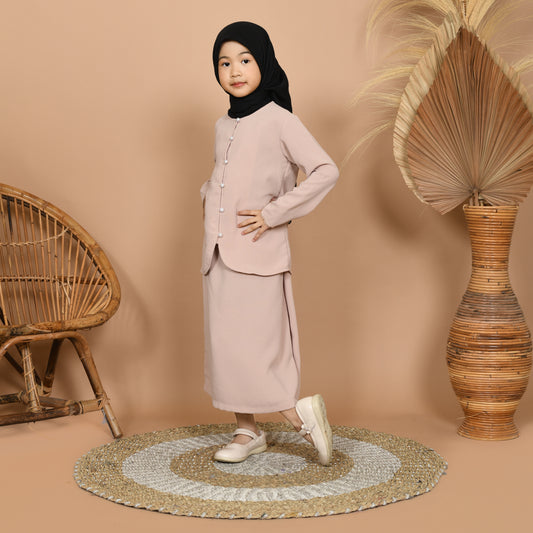 Dara Baju Kurung Junior (Peach)