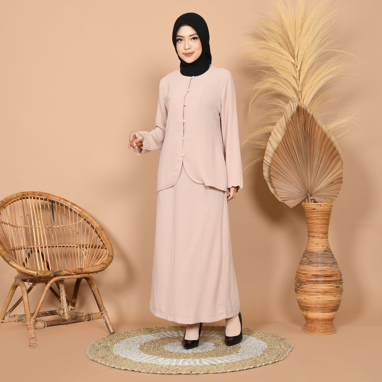 Dara Baju Kurung (Peach)