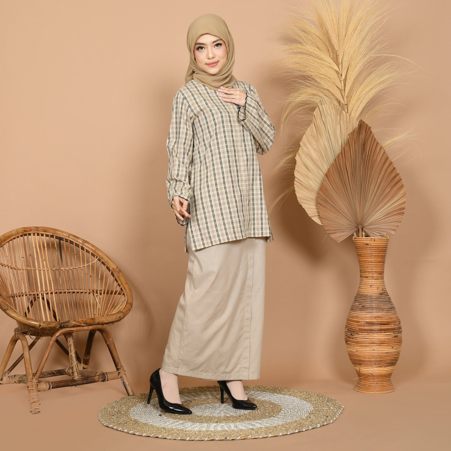 Kasih Baju Kurung (Khaki)