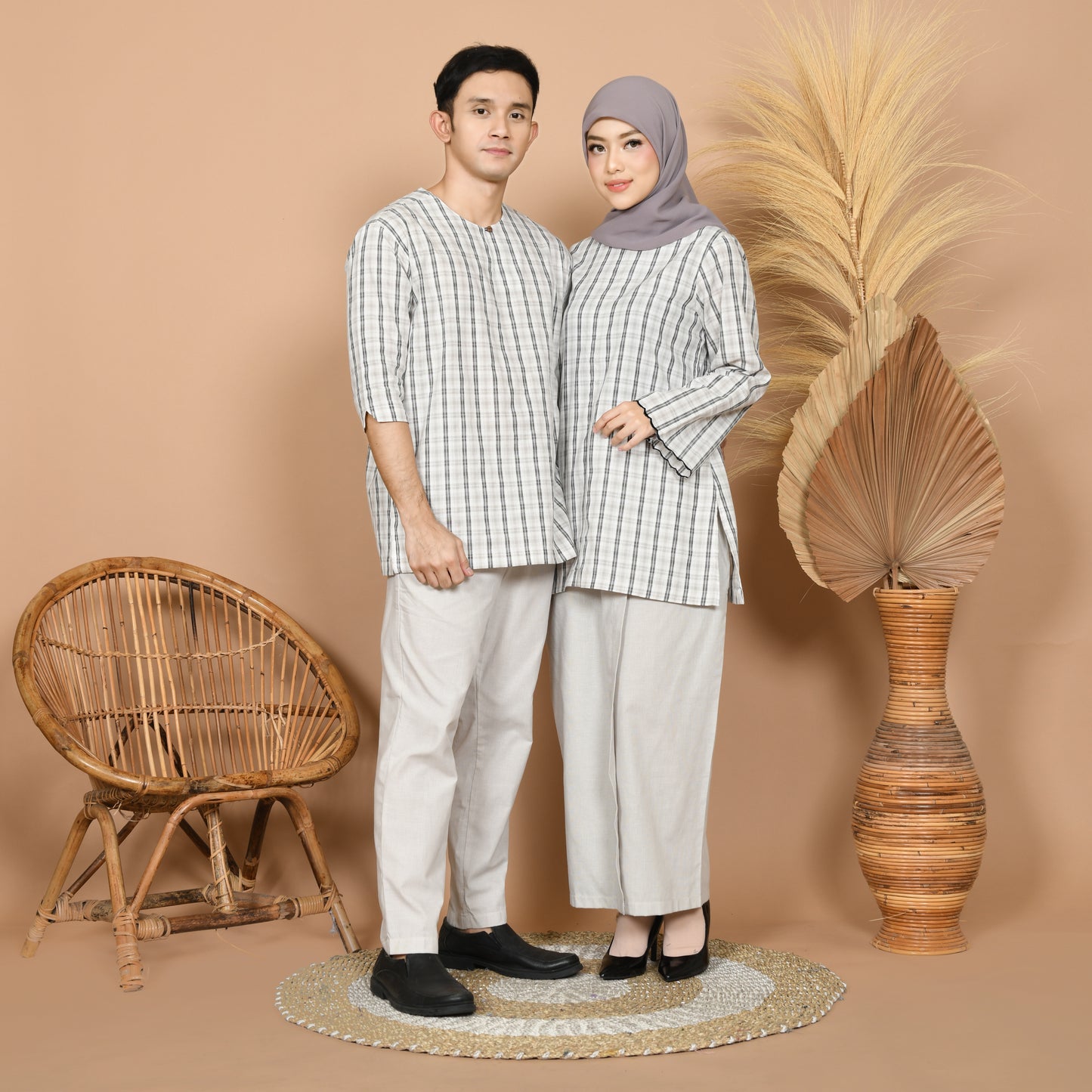 Kasih Baju Kurung (Grey)