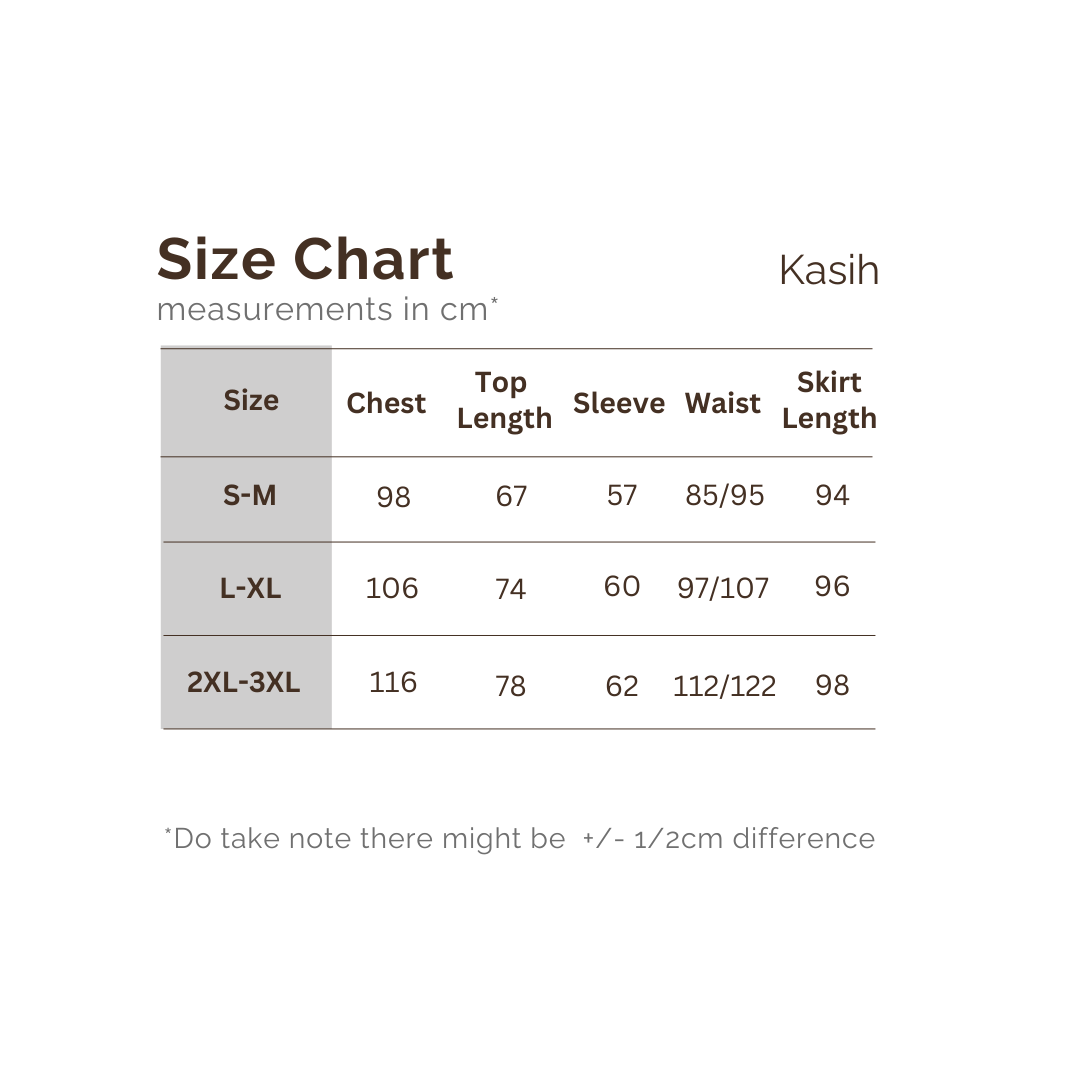 Kasih Baju Kurung (Blue)