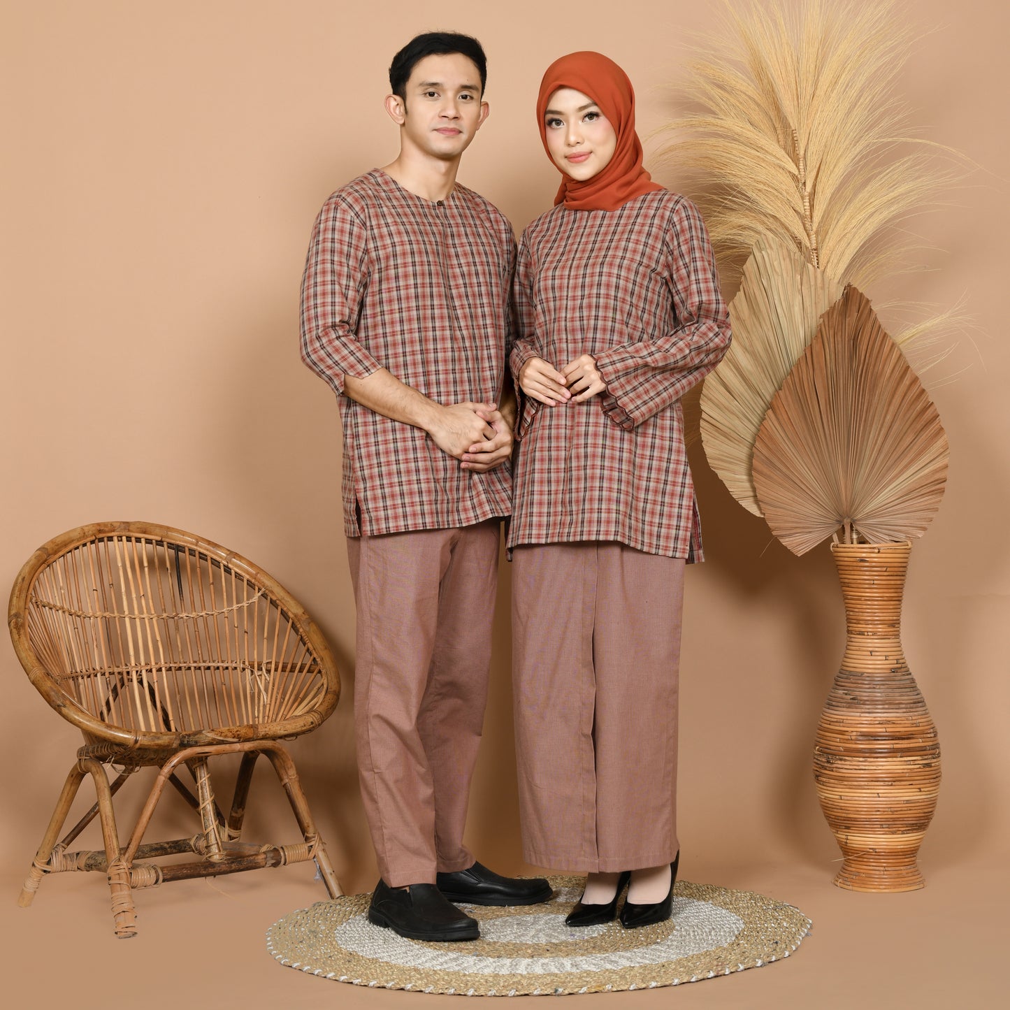Budi Kurung Set (Red)