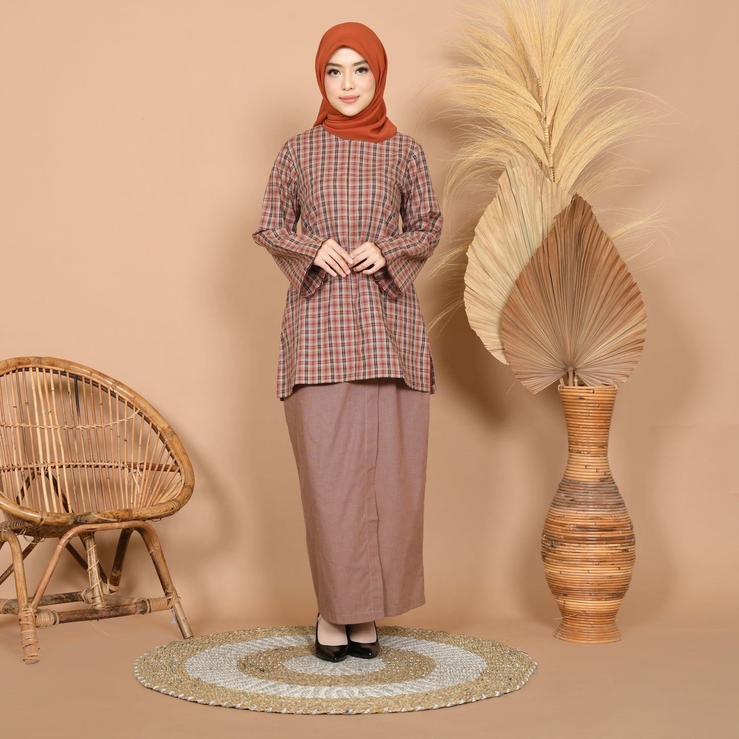 Kasih Baju Kurung (Red)