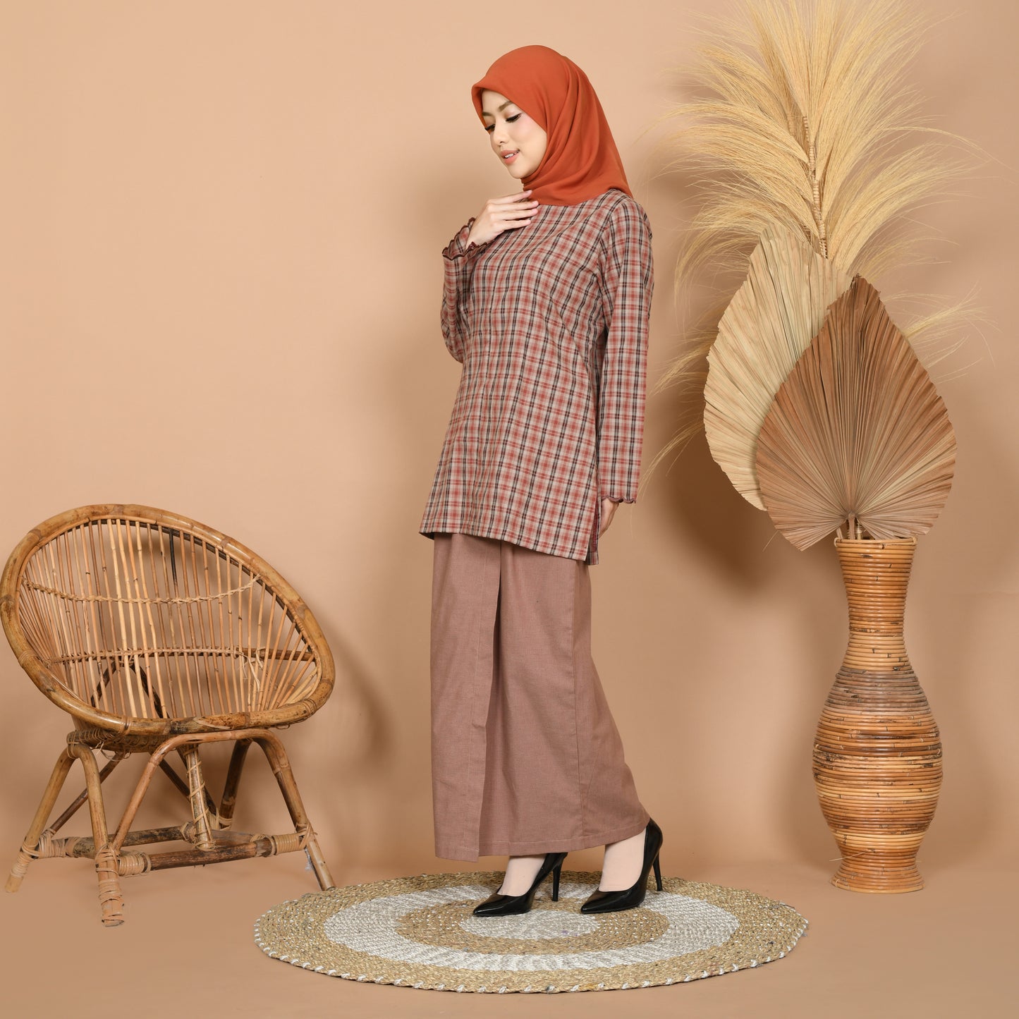 Kasih Baju Kurung (Red)