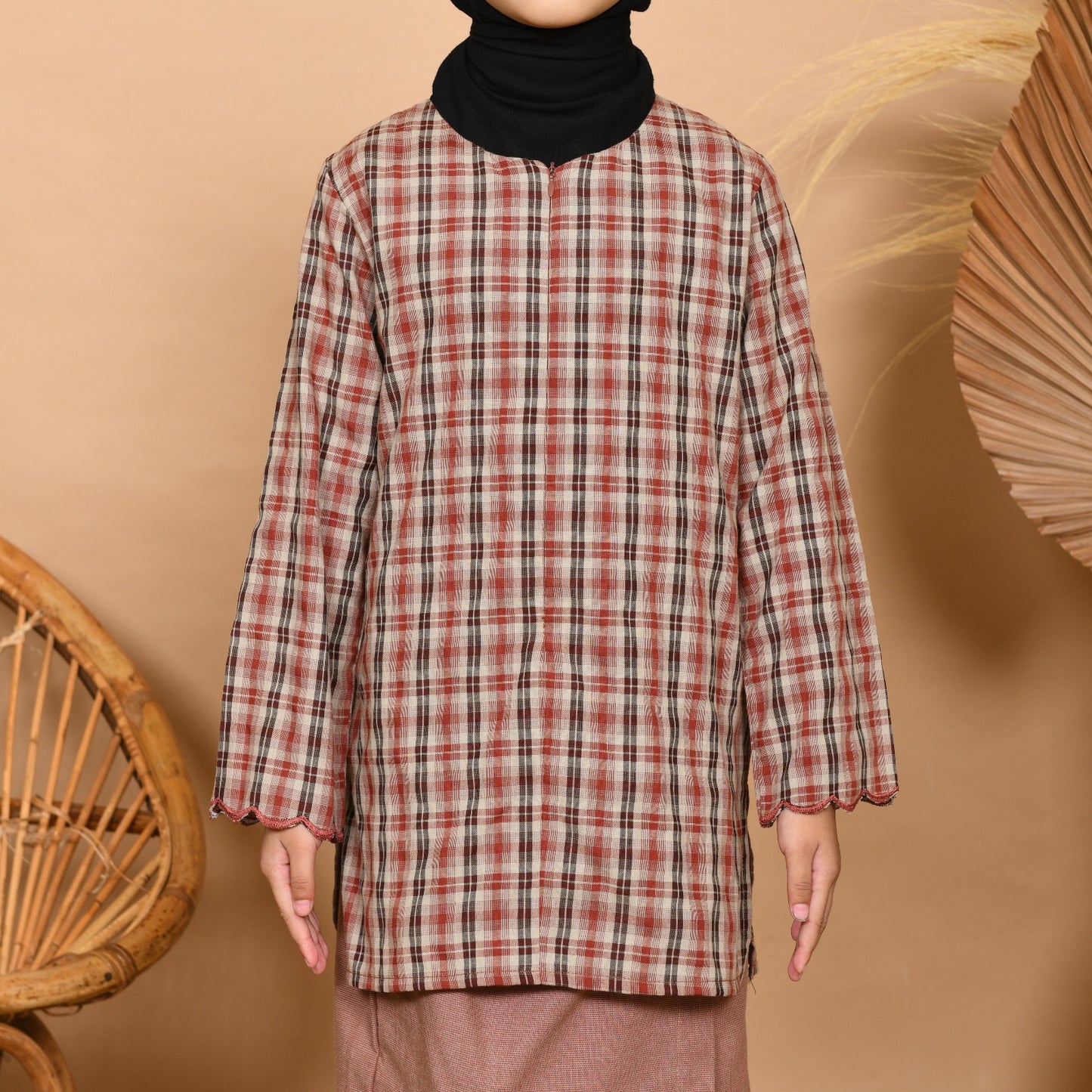 Kasih Baju Kurung Junior (Red)