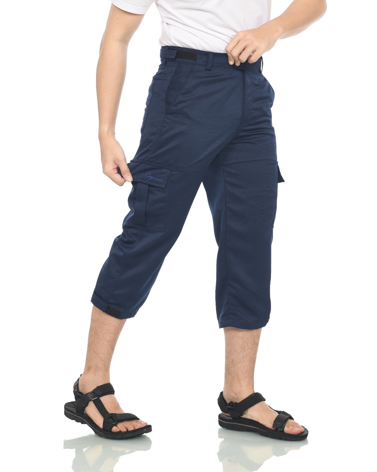 3/4 Cargo Pants (Navy)