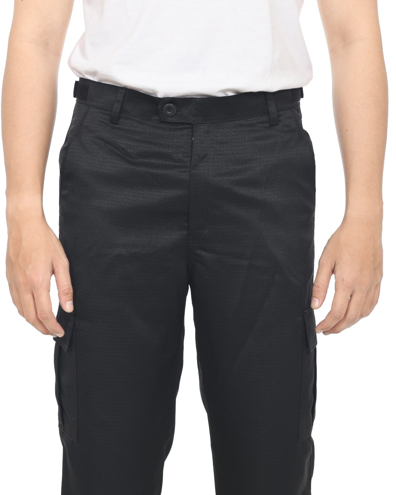 3/4 Cargo Pants (Black)