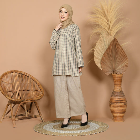 Kasih Baju Kurung (Khaki)