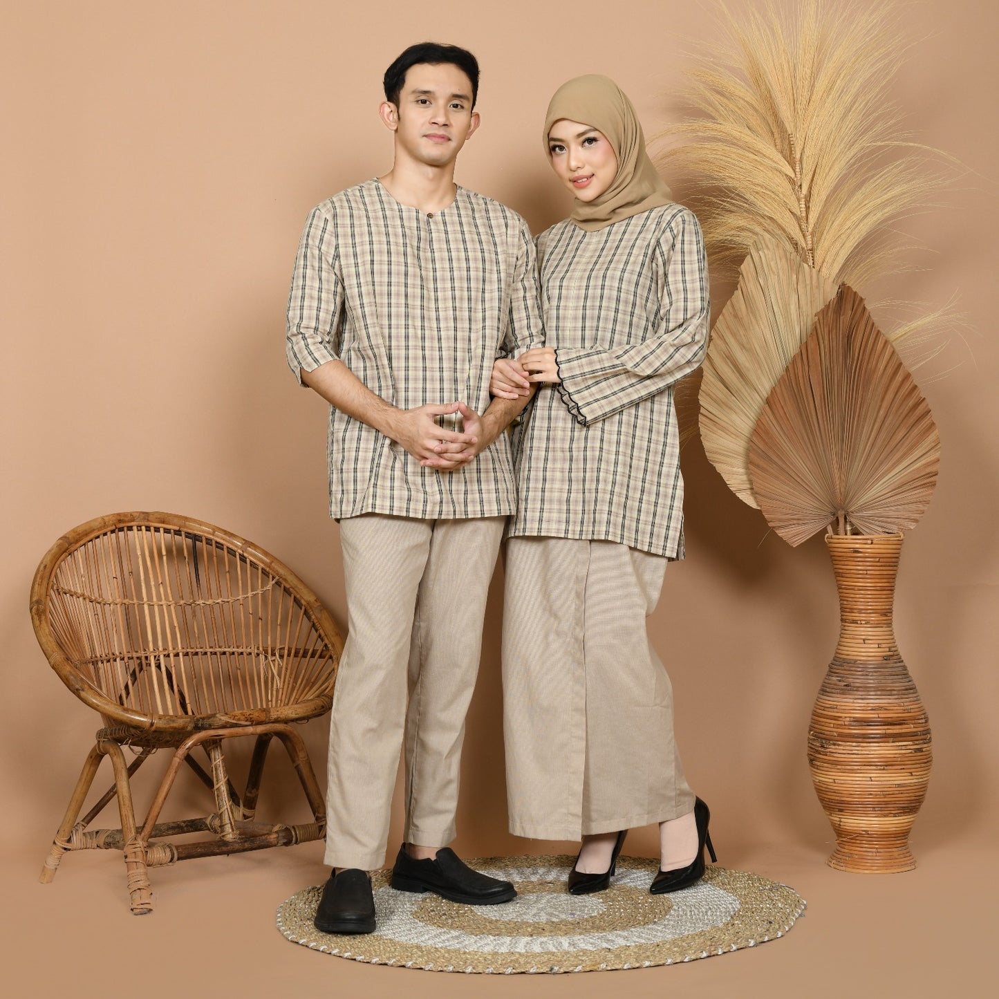 Budi Kurung Set (Khaki)