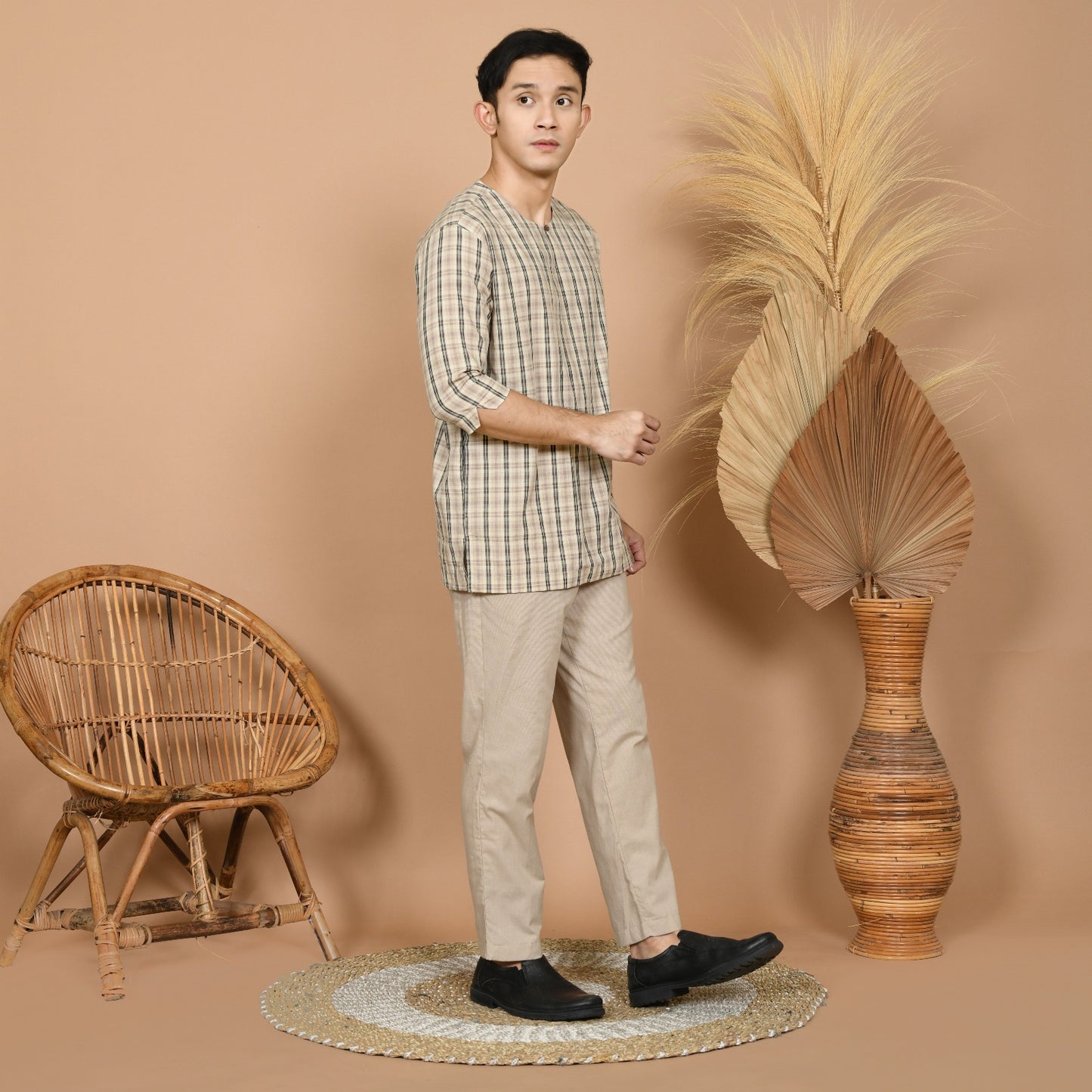 Budi Kurung Set (Khaki)