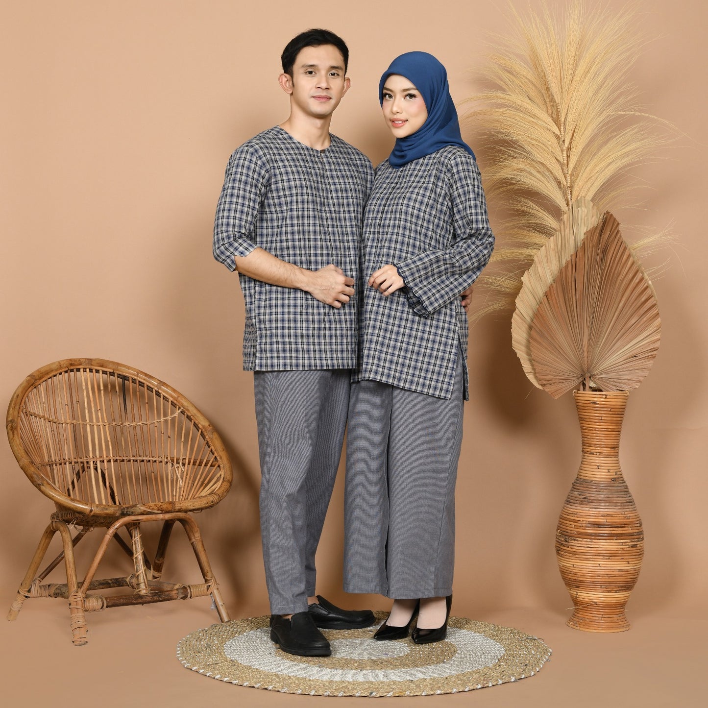 Budi Kurung Set (Blue)
