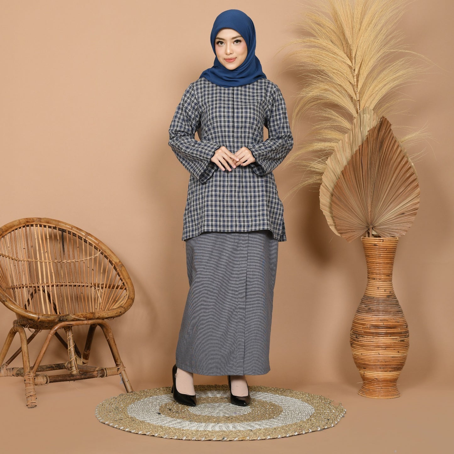 Kasih Baju Kurung (Blue)