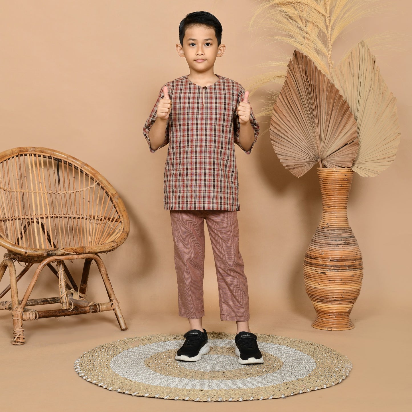 Budi Kurung Set Junior (Red)