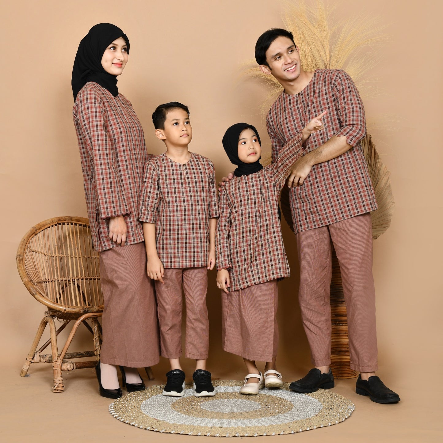 Budi Kurung Set Junior (Red)