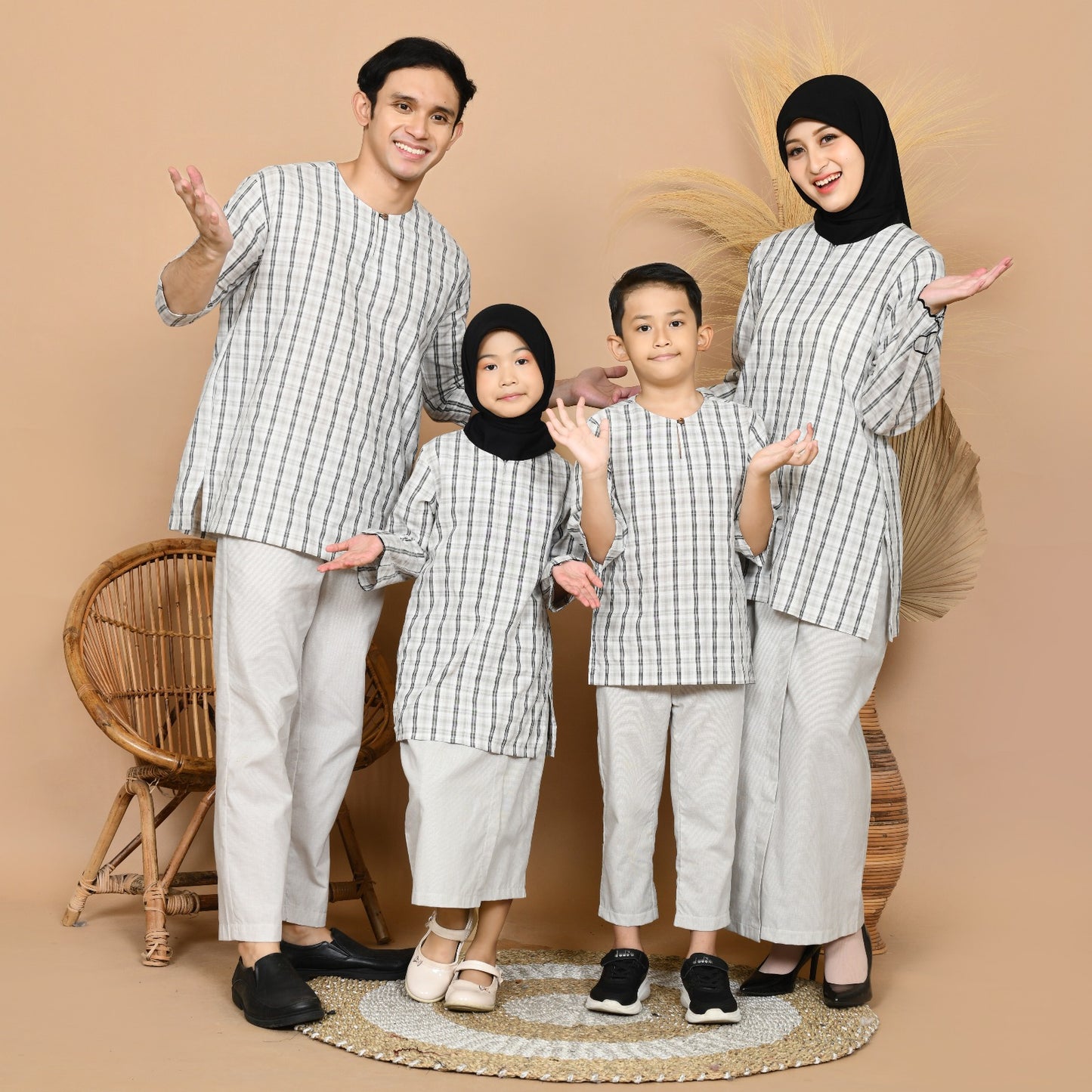 Kasih Baju Kurung (Grey)