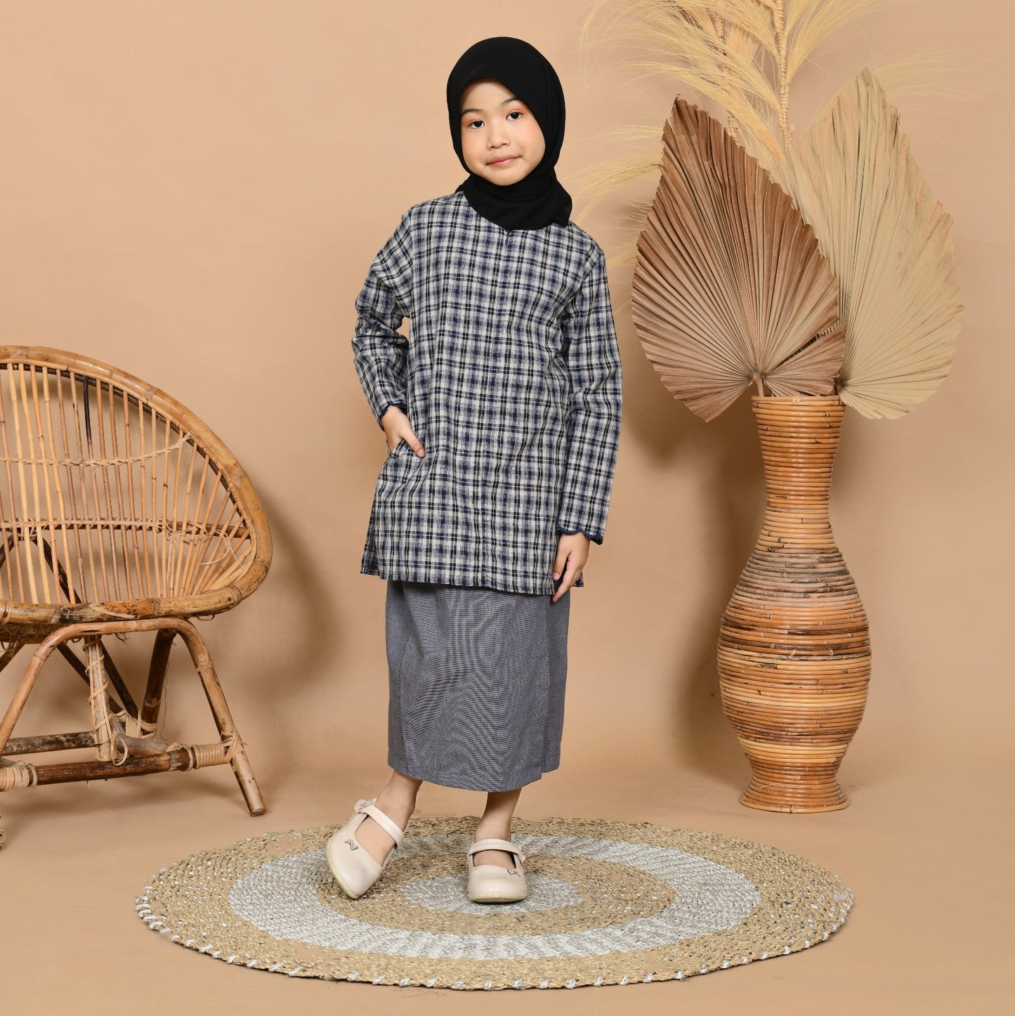Kasih Baju Kurung Junior (Blue)