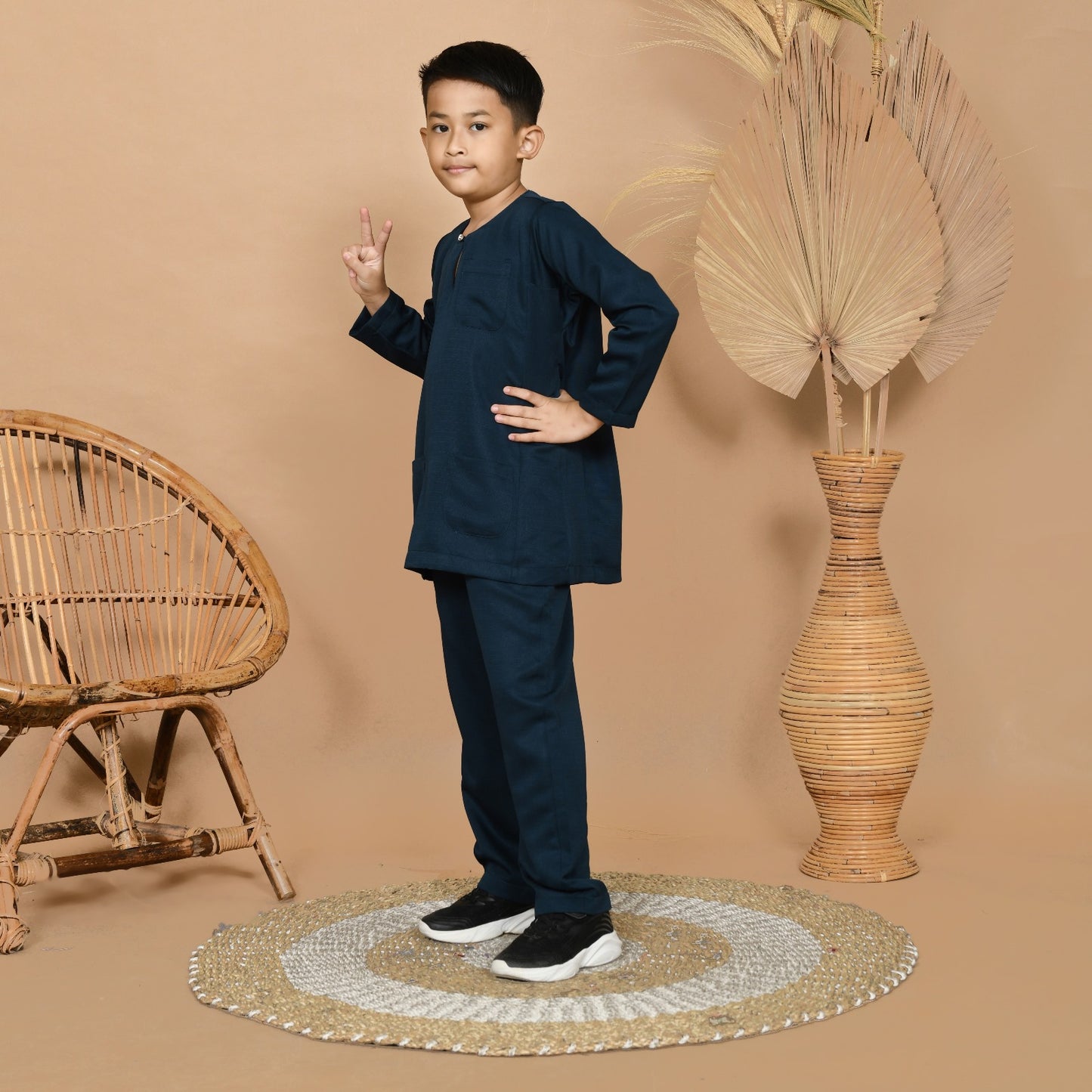 Wan Kurung Set Junior (Dark Green)