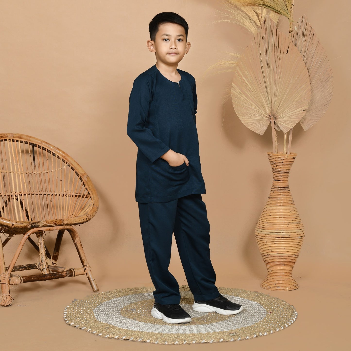 Wan Kurung Set Junior (Dark Green)