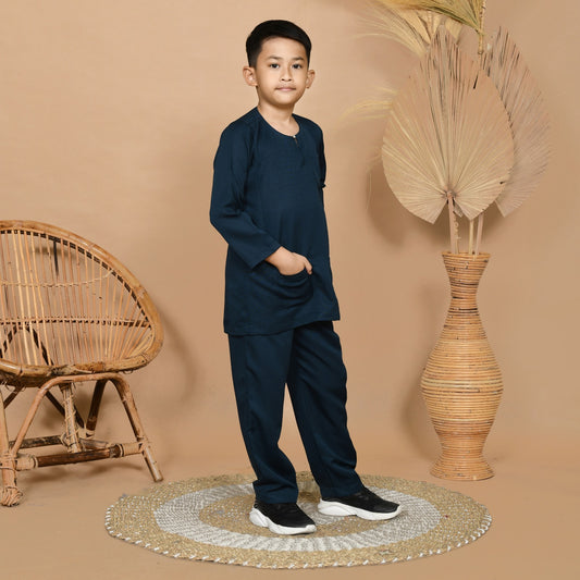 Wan Kurung Set Junior (Dark Green)