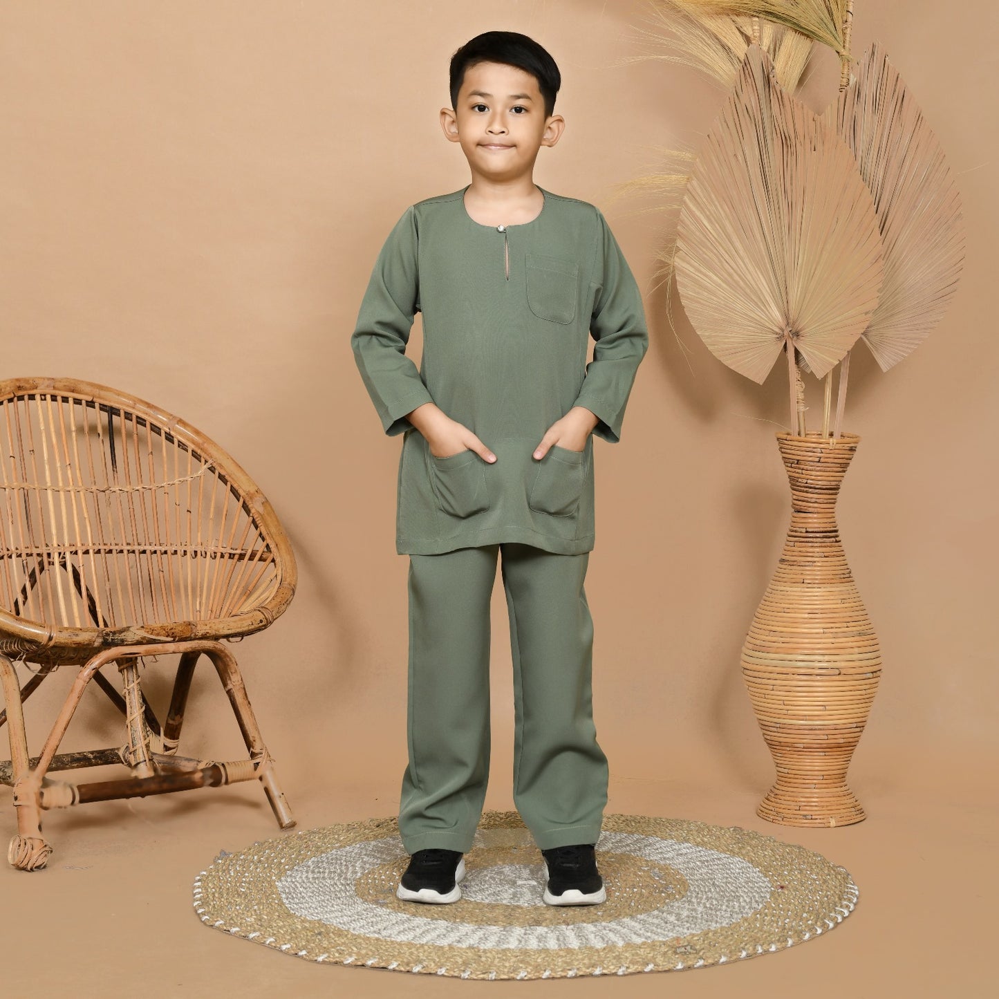 Wan Kurung Set Junior (Green)
