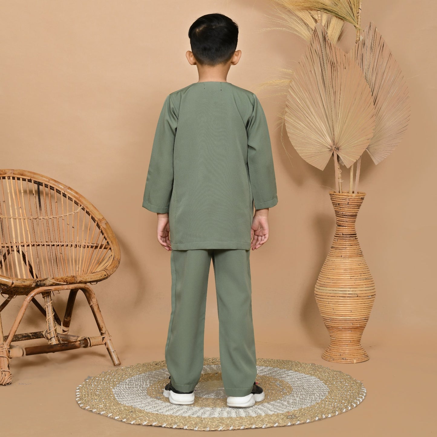 Wan Kurung Set Junior (Green)