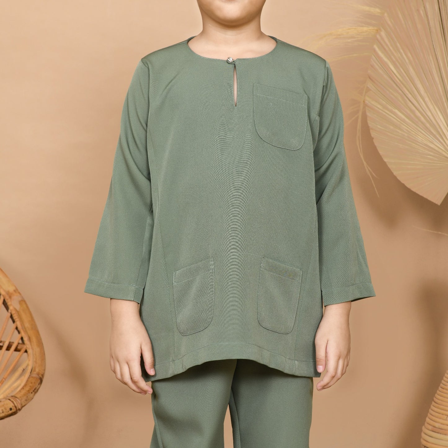 Wan Kurung Set Junior (Green)
